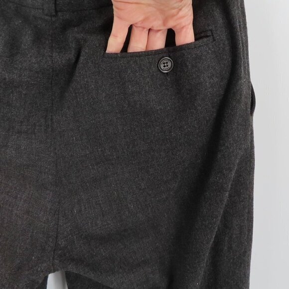 Michael Kors Collection Womens 4 Gray Dress Pants Wool Blend Has Pockets Italy - Picture 6 of 12